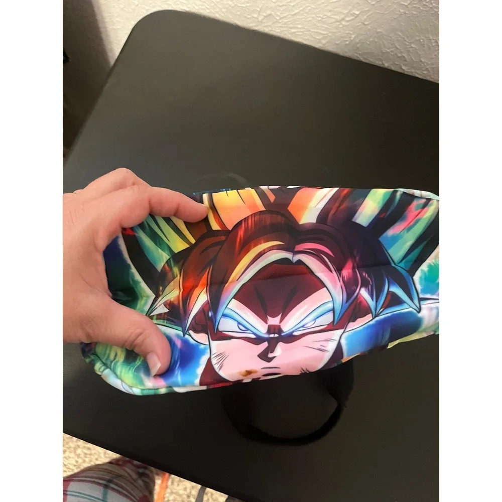 Dragon Ball Super Goku Ultra Instinct Insulated Lunch Bag Anime Tote Multicolor